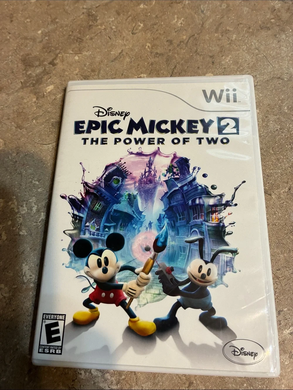 Disney Epic Mickey 2 Wii Game Set — White, Black, Purple Artwork